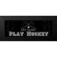 thumbnail image 2 of Gibbons, Lauren 24x11 Black Modern Framed Museum Art Print Titled - Man Cave Hockey 2, 2 of 5