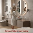 thumbnail image 2 of SUMERAIN 1 Hole Tall Bathroom Sink Faucet Single Handle Bathroom Vessel Sink Faucet Black and Gold 304 Stainless Steel, 2 of 9