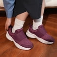 thumbnail image 2 of Zapatillas ORTOREX para mujer, ortopédicas, con edema diabético, color burdeos 7, 2 of 8