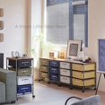 thumbnail image 4 of Gabinete de almacenamiento con cajones de estilo industrial, móvil con ruedas, escritorio de ordenador, gabinetes para sala de estar, armario de almacenamiento, organizador de habitación, 4 of 4