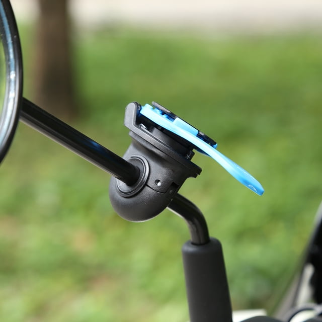 Soporte para teléfono de motocicleta con clip de liberación rápida para andar en bicicleta (Azul A)