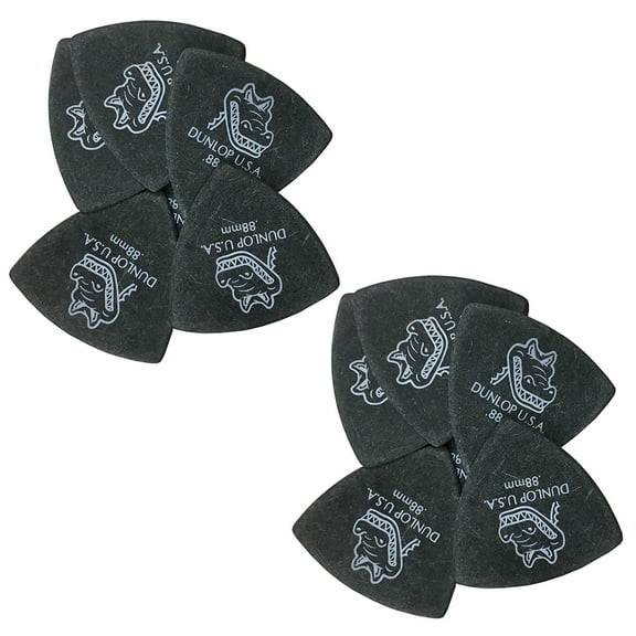 Dunlop Guitar Picks Gator Grip Small Triangle .88mm 12-pack