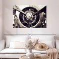 thumbnail image 2 of Elephant Stock Vintage Airplane Propeller Wall Art - Horizontal Canvas Wall Art - Living Room Wall Decor - Transportation Canvas - Brown And Beige Decor - 45" x 30", 2 of 8