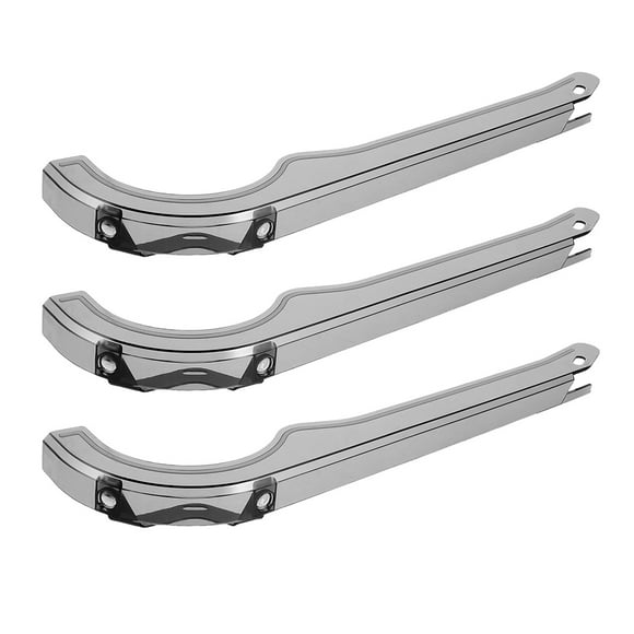 COMPUKAS 3Pcs Bicycle Chain Guard for Road Bikes and Mountain Bikes 15.4x3.9x1in