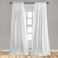 thumbnail image 5 of Ambesonne Grey and White Curtains, Mosaic Digital Art, Pair of 28"x84", Grey White, 5 of 5