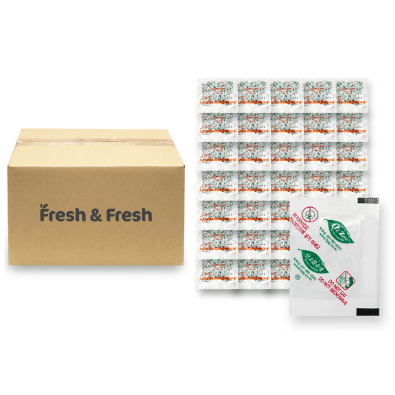 Fresh & Fresh (3800 Packet) 100cc Premium Oxygen Absorbers Packets for Food Storage (95 Bag of 40 Packet) - For Long Term Food Storage, Vacuum Sealed, ISO 9001 Certified Facility Manufactured