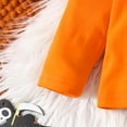 thumbnail image 6 of GYRATEDREAM Toddler Baby Halloween Top Printing Dress Outfits Long Sleeve Top + Dress Set 0-4 Years, 6 of 8