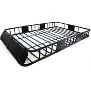 Fit Jeep Car Roof Top Basket Travel Luggage Carrier Cargo Rack + Extension Fit Jeep Grand Cherokee Patriot 2005 2006 200