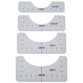 thumbnail image 1 of 4PCS T-shirt Ruler Guide High Precision T-Shirt Alignment Tool, 1 of 8