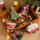 thumbnail image 4 of Colgante de campana de Papá Noel para manualidades navideñas, adornos colgantes para árbol, decoración para el hogar, muñeco de nieve de Navidad, colgante para casa, decoración navideña, regalo, 4 of 5