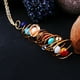 thumbnail image 5 of Collar para mujer, joyería para mujer, joyería para mujer, collar de cuentas con sistema de universo sinuoso de moda para mujer, joyería para mujer, 5 of 5