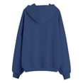 thumbnail image 4 of Girls Zip Up Hoodie Fashion Oversized Casual Cute Comfy Long Sleeve Sweatshirt Jacket with Pockets 4-14 Years, 4 of 5
