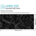 thumbnail image 4 of XXL Large Gaming Mouse Pad (Black Topographic,style 1), 4 of 4