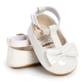 thumbnail image 2 of Yoyauz Baby Girl Mary Jane Shoes Anti Slip Rubber Sole Ballet Slippers Princess Dress Wedding Shoes Newborn Kids Shoes Toddler Shoes, 2 of 5