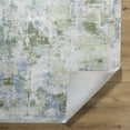 thumbnail image 4 of Livabliss Washable Rugs for Living Room, 2x4 Lillian Modern Dark Green Area Rug, Bedroom Dining Room Home Decor Stain Resistant Carpet (2'2" x 3'9"), 4 of 7