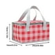 thumbnail image 2 of Bolsa Picnic Camping Almuerzo Cremalleras Dobles Enfriador Suave para Acampar Rojo, 2 of 4