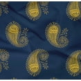 thumbnail image 4 of oneOone Organic Cotton Poplin Twill Fabric Paisley Block Print Fabric By Yard 42 Inch Wide, 4 of 4