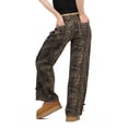 thumbnail image 4 of Forever 21 Women's Low Rise Baggy Fit Jeans with Side Stripes and Bow Accents, Sizes 0-14, 4 of 5