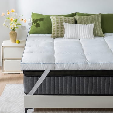 Allswell The Indulgent Pillow Top Comfort Mattress Topper, Queen ...
