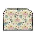 thumbnail image 2 of Lsque Turtle Crab Sea Horse Print 4 Slice Toaster Cover , Kitchen Appliance Dustproof Protector , Toaster Protector Dustproof Kitchen Appliance Cover, 2 of 7