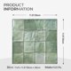 thumbnail image 4 of Azulejos adhesivos para salpicadero Walanz 30 x 30 cm, verdes, 4 of 9