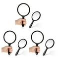 thumbnail image 2 of VONKY 2pcs Clear Magnifying Mirror With Handle Portable And Practical Impeccable And Sweet Gift Choice black 3Set, 2 of 6