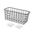 thumbnail image 3 of Cesta colgante de alambre metálico, cesta organizadora, soporte de pared para el hogar Negro, 3 of 9