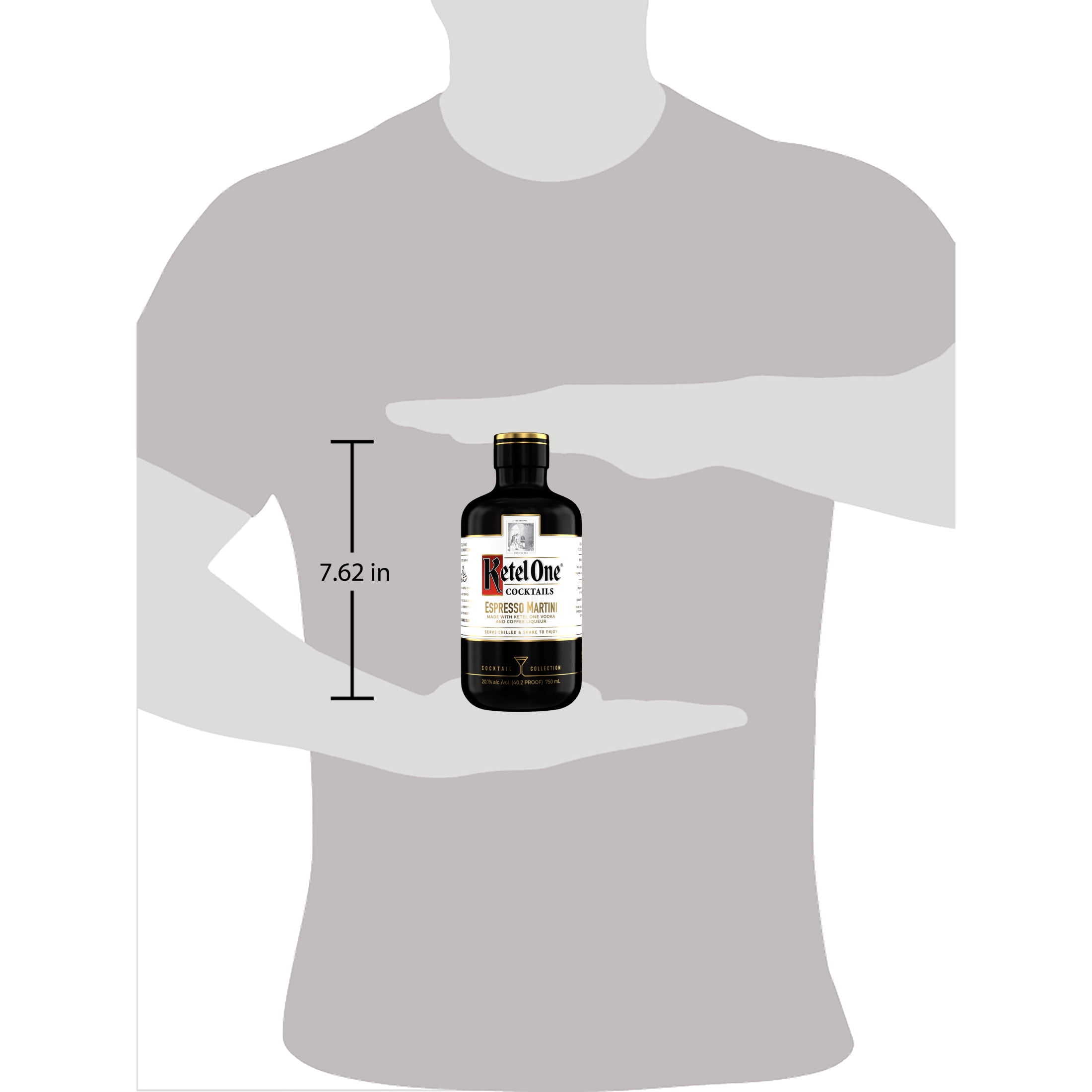 Ketel One Espresso Martini Cocktail (Made with Ketel One Vodka), 750 mL, 20% ABV