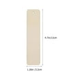 thumbnail image 4 of 20 Pcs Wooden Blank Bookmark Tag for Painting Personalized Xmas Gifts Ornament Bookmarks Record Separator Hanging Tags Unpainted Unfinished Rectangle, 4 of 6