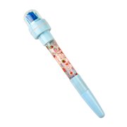 Hadanceo Ballpoint Pen with Lights Roller Flat Stamp Multi-use Blowable Bubbles Smooth Writing School Supplies Plastic Cute Pattern Writing Pen for School