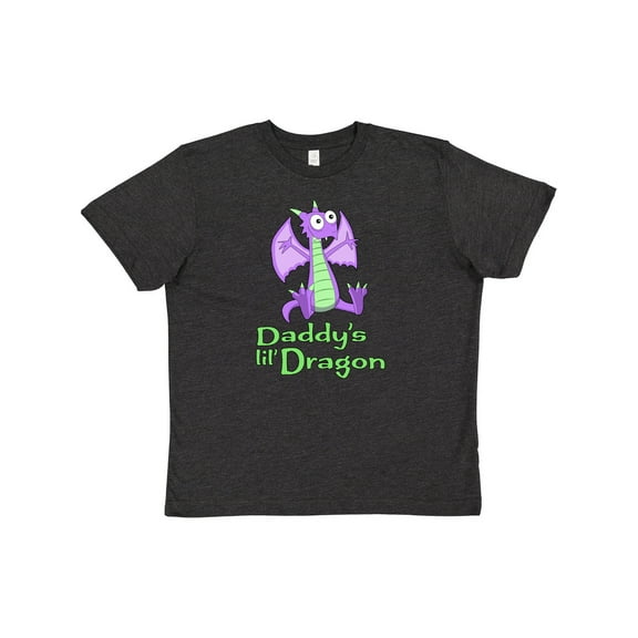 Inktastic Daddy's Lil' Dragon Youth T-Shirt