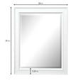 thumbnail image 4 of Kitchen Bath Collection KitchenBathCollection Napa 28-inch Wall Mirror White, 4 of 5