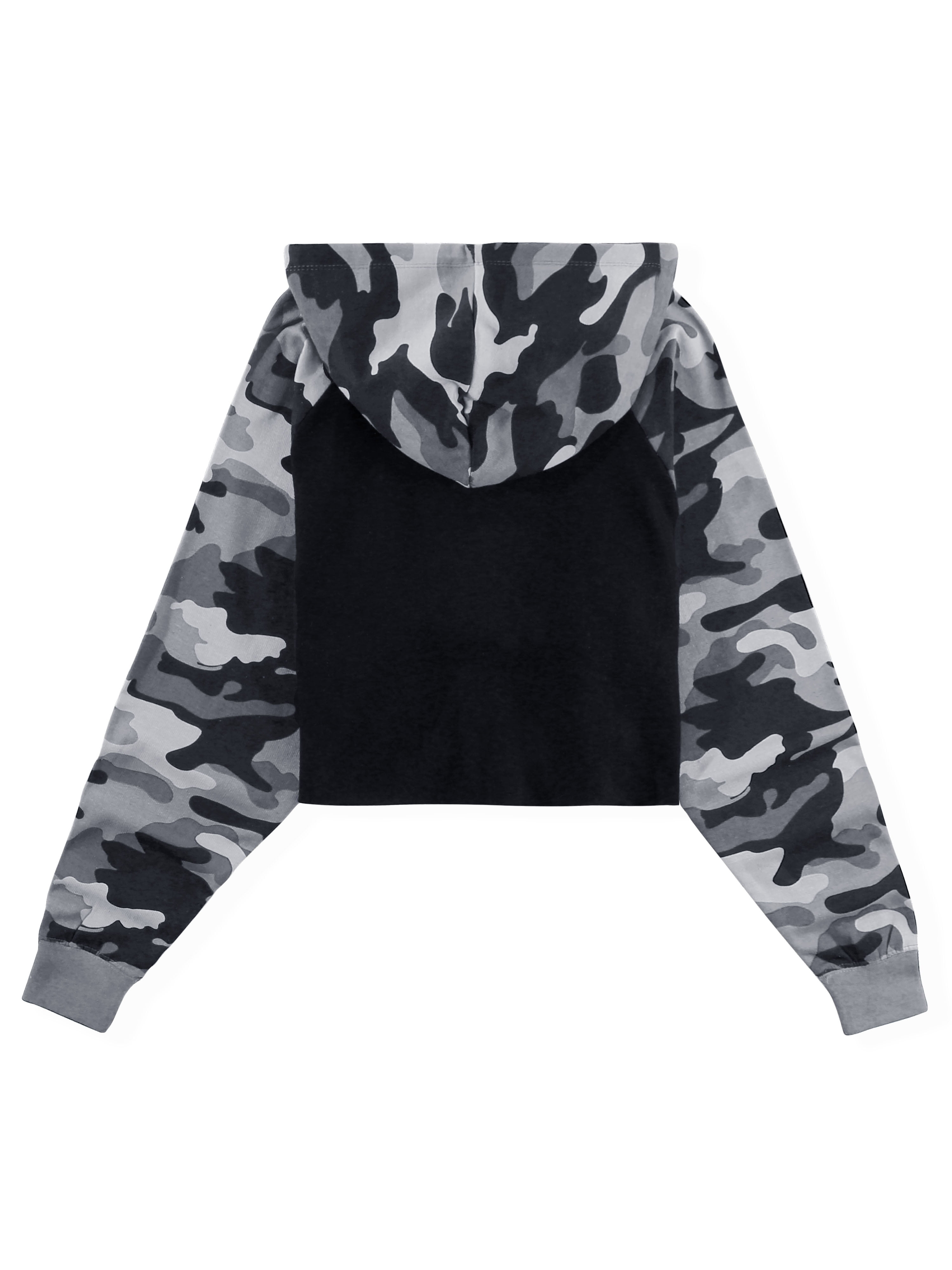 Hat and Beyond Women's Basic Crop Top Hoodie Pullover Fleece Hooded Sweatshirt Long Sleeve