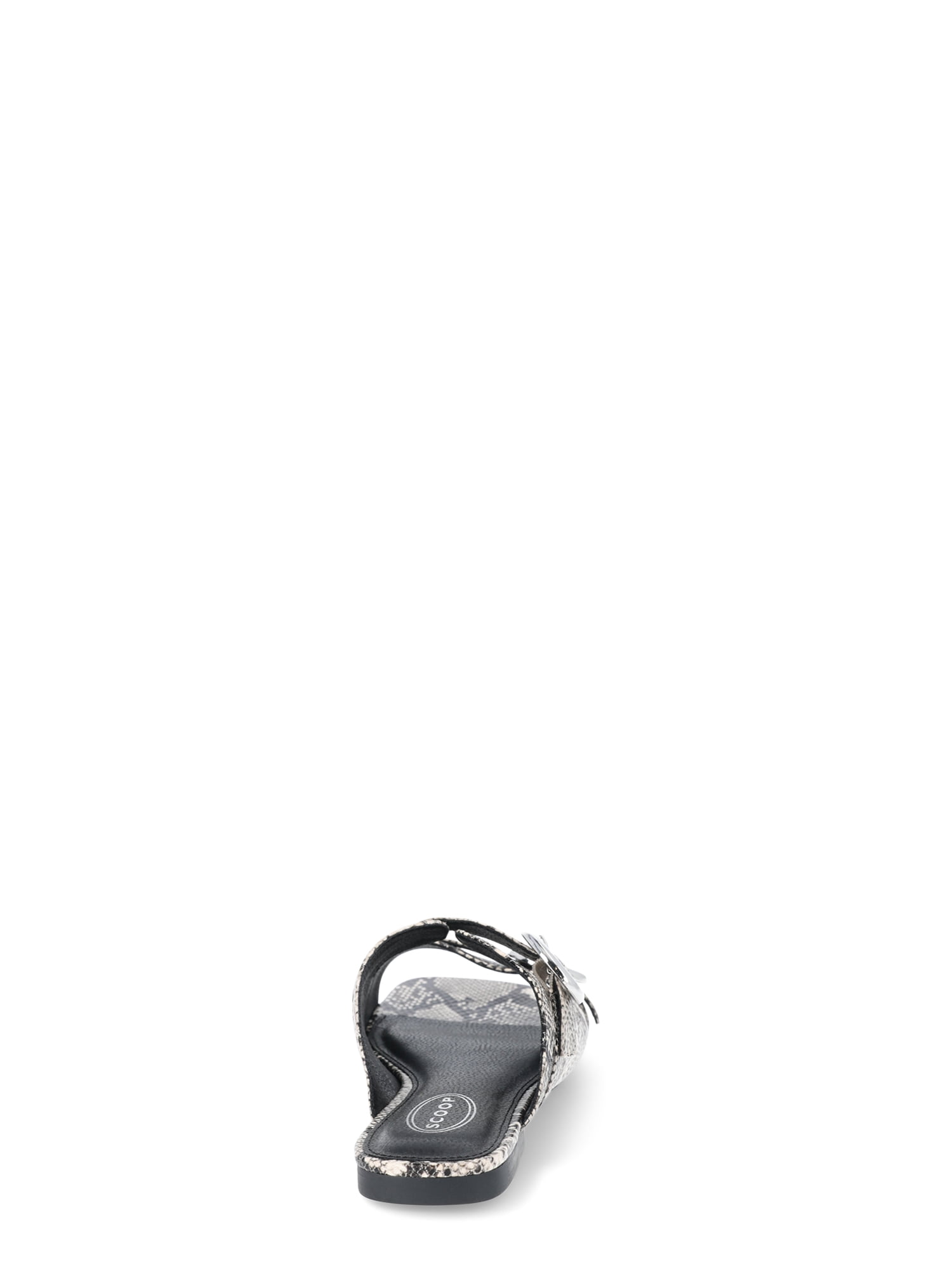 Scoop Women's Flat Slide Buckle Sandals