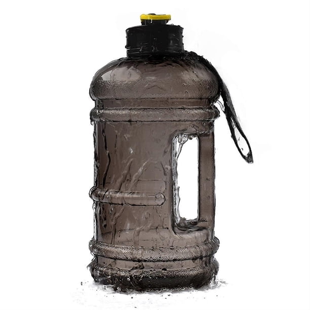 Water Jug 2.2L Large Capacity Sports Water Bottle BPA Free Plastic Leakproof Container with Carry Loop Fitness for Camping Training Cycling Hiking Out