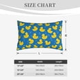thumbnail image 2 of Salouo Rubber Duck Print Print Pillow Case Cover,Wrinkle-Free Bed Pillow Cover Pack of 1 Home Decor Fade-Resistant and Stain-Resistant ,Pillows Not Included -20"x30", 2 of 8