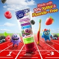 thumbnail image 5 of Gurunanda Kid's Toddler Toothpaste with Xylitol - Fluoride-Free - Mixed Berry Flavor - 4.2 oz, 5 of 9
