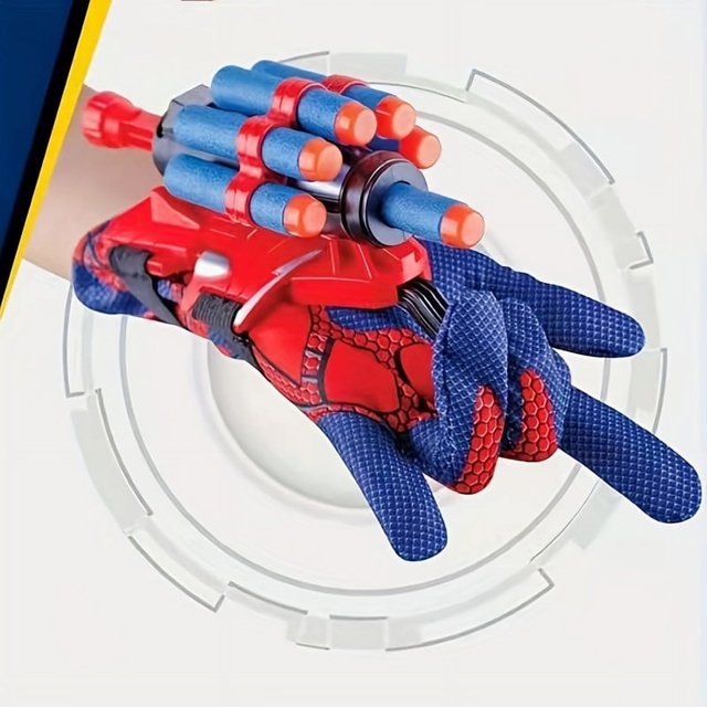 Gloves, Shooter Toy For Kids, Plastic, Spider Cosplay Launcher, Glove Launcher With Toy Set, Funny Decoration, Funny Educational Toys For Children, Wrist Launcher