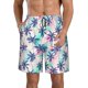 thumbnail image 1 of Balery Palm Leaves Traje de Baño Estilo Hawaiano para Hombre, Shorts de Secado Rápido con Bolsillos-3X-Large, 1 of 6