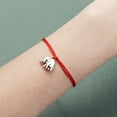 thumbnail image 4 of TINGN Handmade Elephant Bracelet for Girls Dainty Bracelet Unique Jewelry Gifts Inspirational Lucky Elephant Red Cord String Bracelet, 4 of 5
