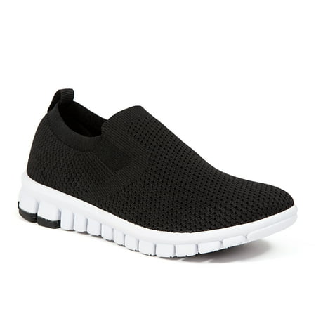 

Deer Stags Kids Eddy Jr. NoSox Slip-on Fashion Sneaker - Black - 13 Little Kid Medium
