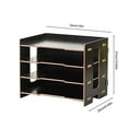 thumbnail image 4 of Magazine Organizer, Waterproof Modern Moisture- Large Capacity Desktop Organizer  For Documents Magazines, Cosmetics For Laptop, 4 of 6