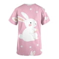 thumbnail image 4 of Otvok Cute Bunny Graphic Tees for Women V Neck Short Sleeve Summer Tops with Pockets Casual Soft Fashion Tunic Blouse Everyday Wear, 4 of 6