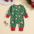 thumbnail image 4 of JLMSPLWG Newborn Christmas Outfit Boy Boys Christmas Size 6 Toddler Christmas 9-12 Months Clothes Toddler Boy Dress Clothes 6 Months Baby Girl, Green 0-3 Months, 4 of 6