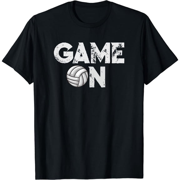 Cute Funny Volleyball T-Shirt For Teen Girls and Women T-Shirt Black 3X-Large