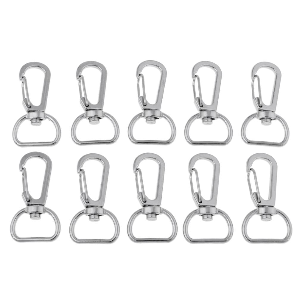 5 Pcs Buckle Key Chain D-Ring Snap Plastic Clip Hook Outdoor Carabiner C DOG 