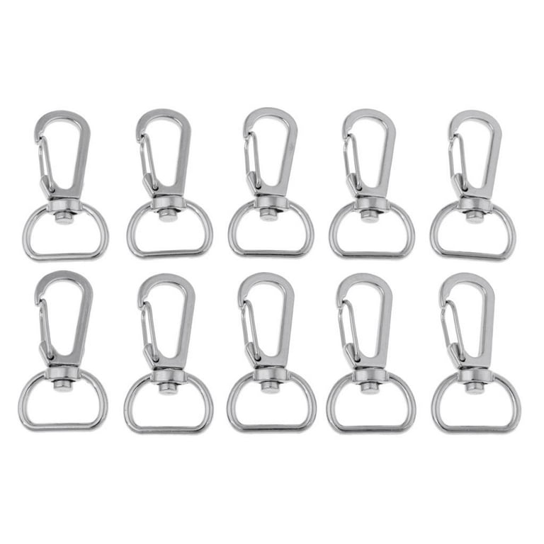 10Pcs Practical Sp Hanging Buckle Snap Clip Hook Keychain