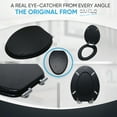 thumbnail image 6 of Sanilo Soft Close Toilet Seat ELONGATED, Quiet and Slow Close Lid and Seat, Strong Bumpers and Hinges, Black Wood, 6 of 7