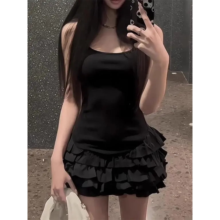 self portrait black taffeta mini dress self-portrait - Collared Women's Petite Asymmetrical Mockneck sale-by-price-up-to-40%-Off Size:M/L (6-10) Every woman calls upon