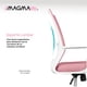thumbnail image 2 of Silla De Oficina Ergonómica Silla De Escritorio Giratoria Rosa Magma Life CHAOF1RO, 2 of 12